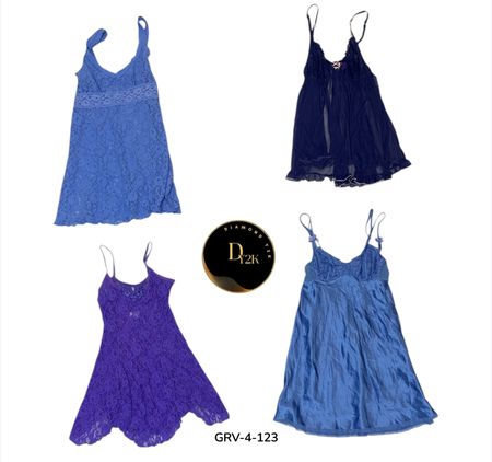 Elegant Nightwear Dress – Lightweight & Breathable for Sleep (GRV-4-