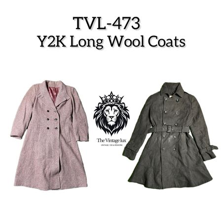 Y2K Long Trench Coats (TVL-473)
