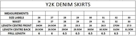 UPCYCLED Denim Skirts - EVR0334