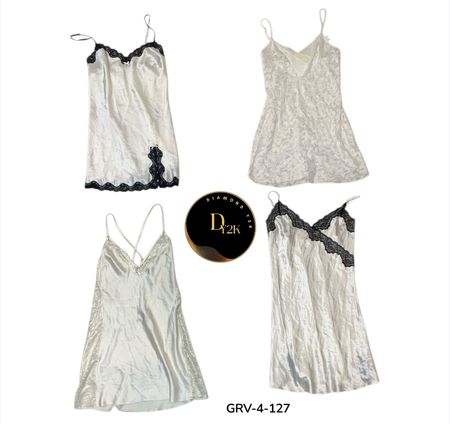 Classic Y2K white  Sleep Dress – Comfortable & Stylish(Grv-4-127)