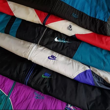 Authentische Mixmarke 90er Windbreaker