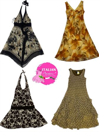 Y2K grunge core poly dresses