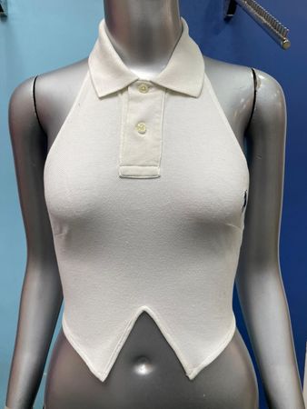 Upcycled Ralph Lauren Polo Halter | Upcycled Corset Top
