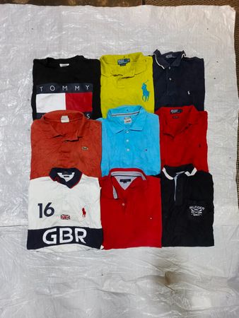Polo, Lacoste and Tommy t shirts