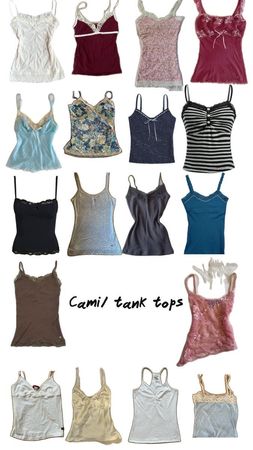Y2K Cami Tops - (09/04)
