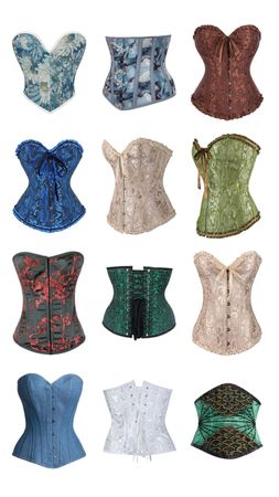 Y2K Bustier Corsets Tops - (09/04)