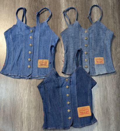 4995 - Upcycle Levi's Denim Cami-Top