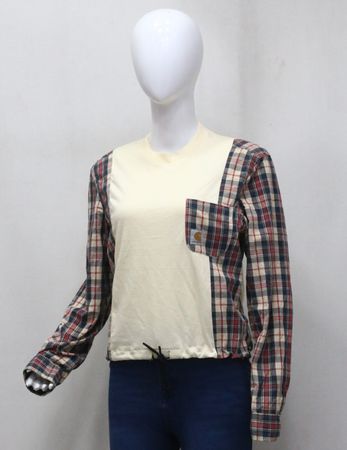 CR1476 Upcycled Long Sleeve Top