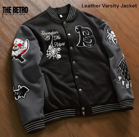 Leather Varsity Jackets-0073