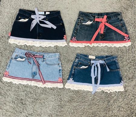 UPCYCLED Denim Skirts - EVR0336