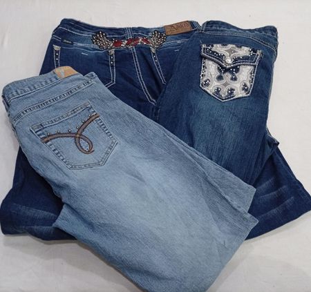 CR7371 Y2K Flare Jeans