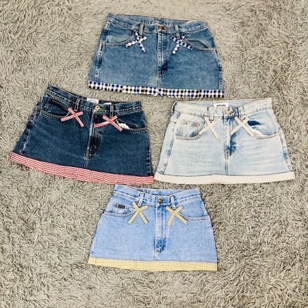 UPCYCLED Denim Skirts - EVR0339