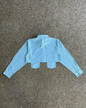 Camicetta accorciata riciclata