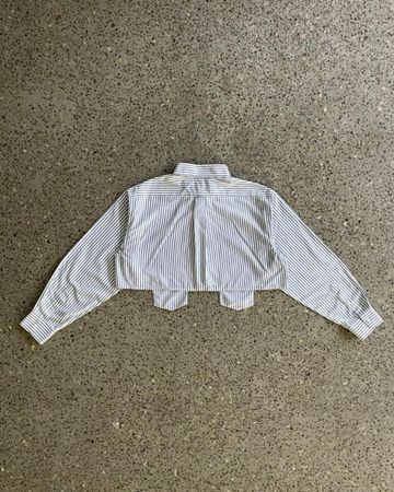 Upcycled Cropped Shirt