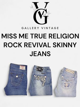MISS me true religion rock revival skinny jeans