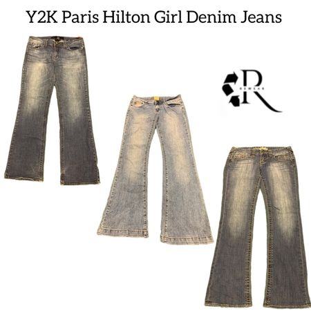 Y2K Paris Hilton Girl Denim Jeans Re-1770