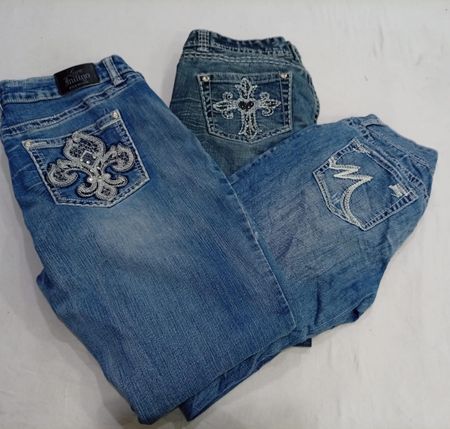 CR7376 Y2K Flare Jeans