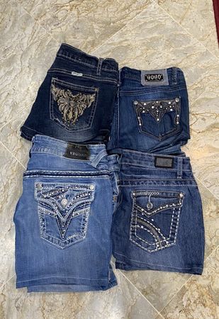 Y2k embroidery/embellished mini skirts