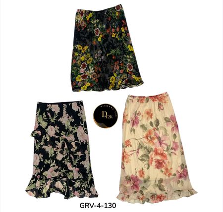 Elegant Poly Skirt – Lightweight & Stylish Everyday Wear (GRV-4-130)