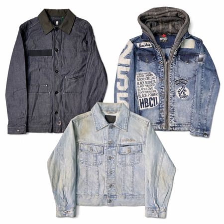 G Star Dsquared Hip Hop Denim Jackets