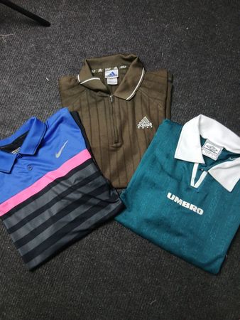 Branded Three Button Polos