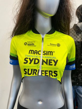 Upcycled Cycling Crop Tops - Sporty Wear