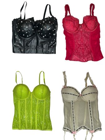 Y2K Baby Doll Corset V-T 404