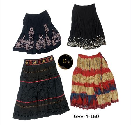 Saia de algodão feminina - Leve, Elegante e Confortável