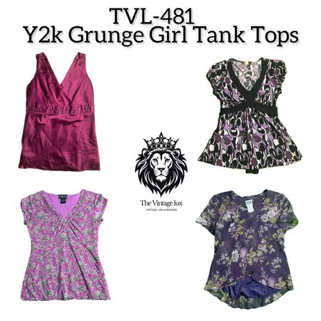 Y2K Grunge Girl Tank Tops (TVL-481)