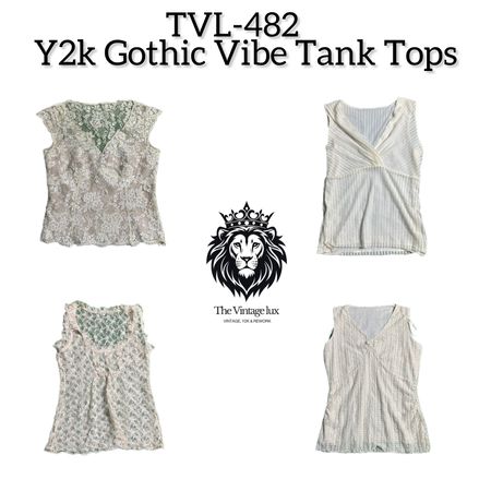 Y2K Gothic Vibes Tank Tops (TVL-482)
