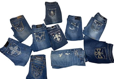 Y2K Bling Jeans