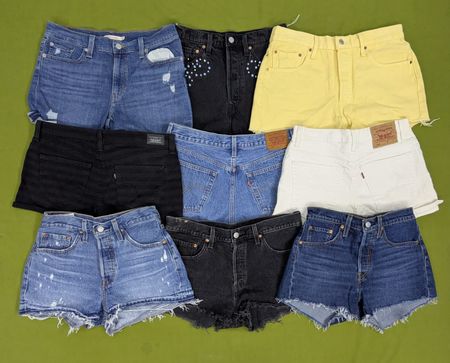 💥 RV2898 Mulheres Levi's Mini Shorts