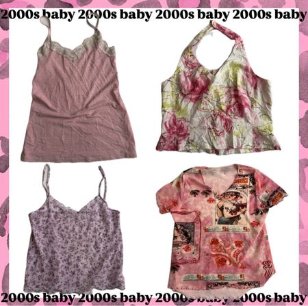Soft Girl floral Y2K Tops- 113