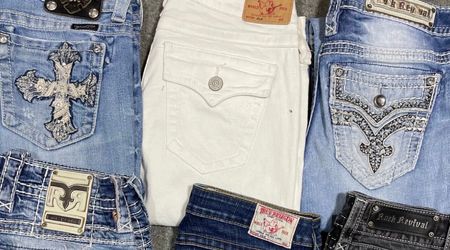 True Religion, miss me, rock revival jeans