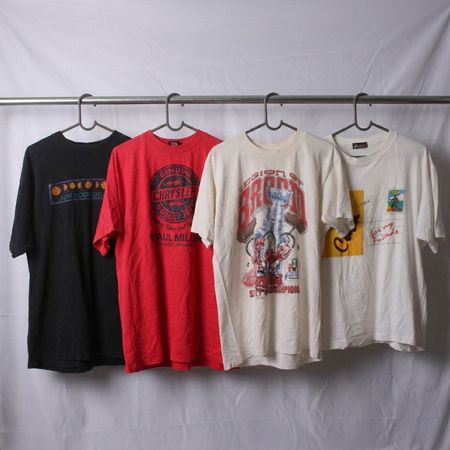 Single Stitch T-shirts | 10 pcs | NHL, Automotive, Souvenir, Celestial | BND 07/21