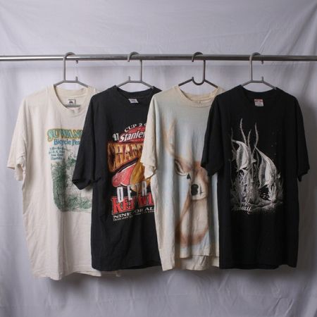 Single Stitch T-shirts | 14 pcs | NHL, Nature, Hawaii, Festival, All-Over Print | BND 09/21