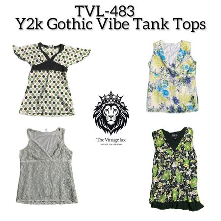 Y2K Gothic Vibes Tank Tops (TVL-483)