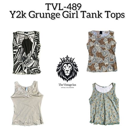 Y2K Grunge Girl Vibe Tank Tops (TVL-489)