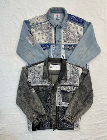 Upcycle Denim Bandana Jacket (DV -04)