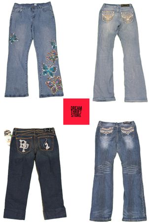 JEANS DE DISEÑADOR MARCA INCULOADED (BABY PHAT, GRACE, etc)
