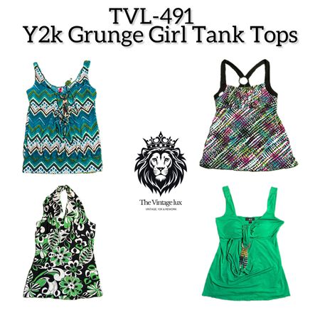 Y2K Grunge Girl Tank Tops (TVL-491)
