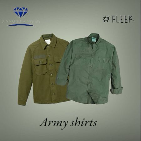 Green Army Shirts (Dv-4-141)