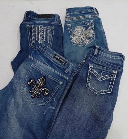 CR7442 Y2K Flare Jeans