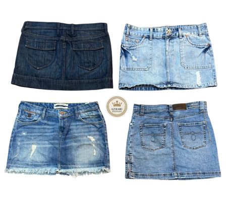 Y2K Denim Mini Skirt 10 pcs At 747