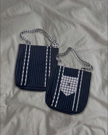 Bolsa Patchwork Upcycled Ralph Lauren