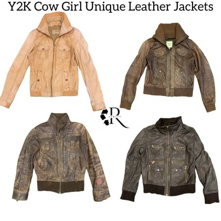 Y2K Cow Girl Leather Jackets RW-1777