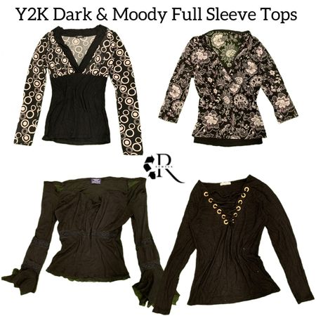 Y2K Darm & Moody Full Sleeve Tops RW-1778