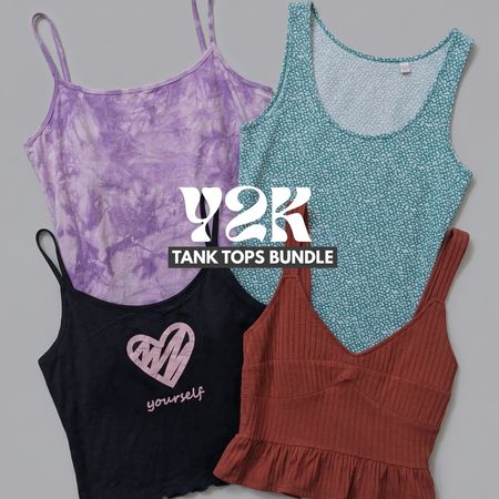 10Pc women's Premium Tank Tops bundle | Unbranded Vintage Women's Summer Tops wholesale Reseller Bundle
