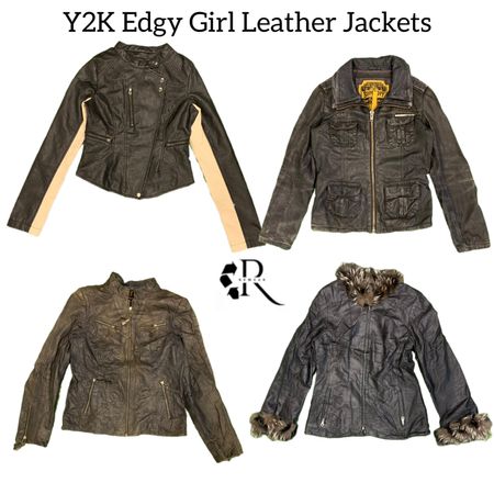 Y2K Edgy Girls Leather Jackets RW-1779