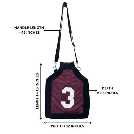 Upcycled Paddle Racket Holder Crossbody Bag